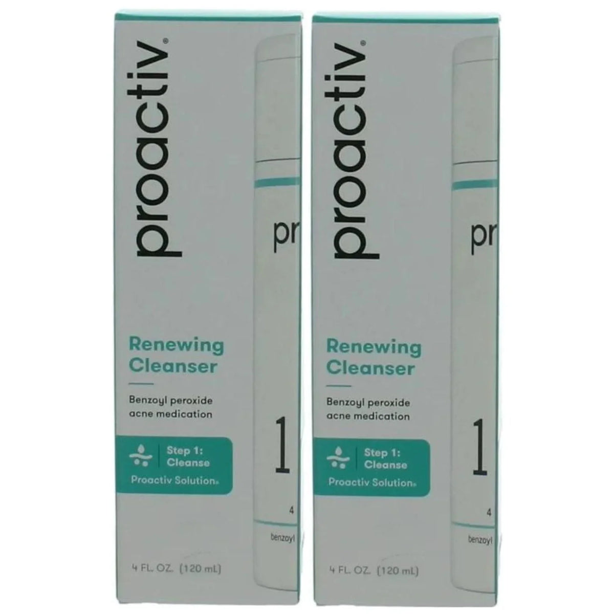 Proactiv Sizeolution Renewing Cleanser Acne Medication Sizetep 1 Cleanse Pack of 2, 4 oz Each