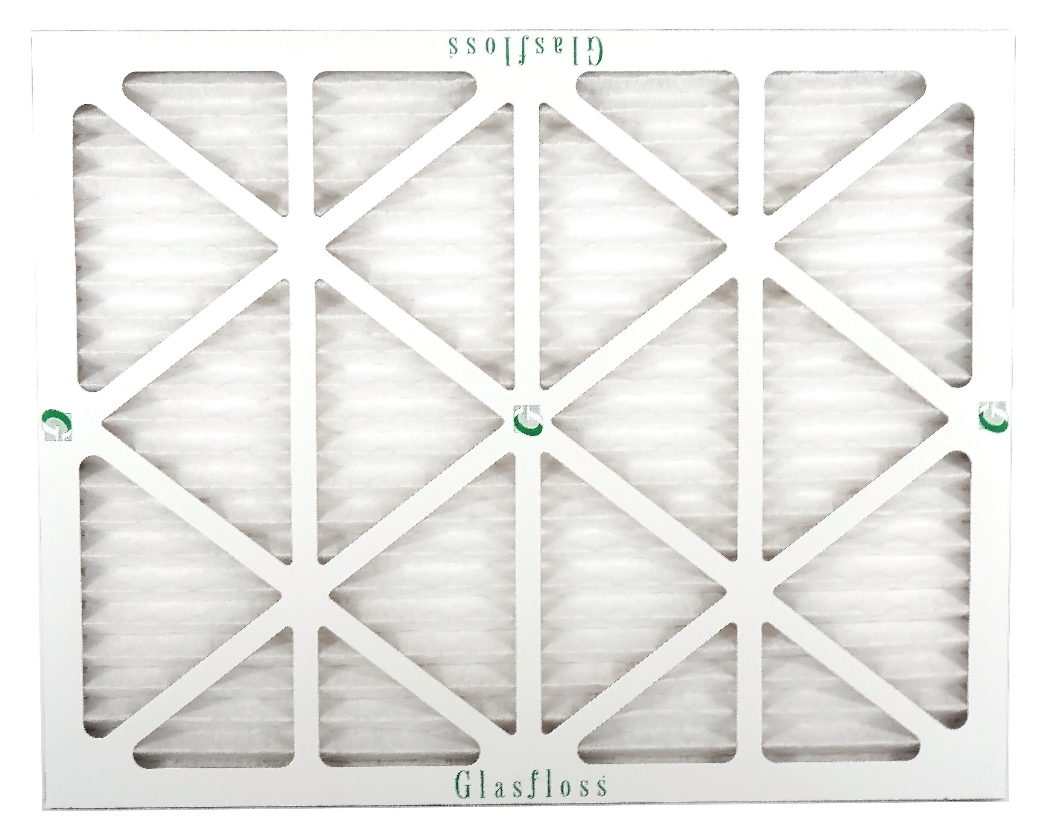Glasfloss 20x21x1 - MERV 10 -Qty:4 - Furnace Air Filter - Made in USizeA (Actual Sizeize: 19.5 x 20.5x7/8 inch)