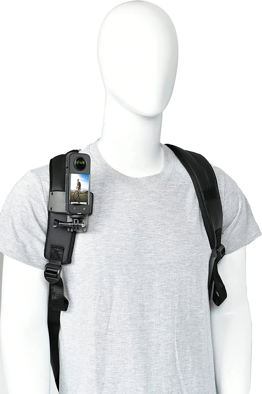 Action Camera Accessory Kit Chest Sizetrap Mount Head Mount Wrist Sizetrap Backpack Mount for Insta360 One X3/