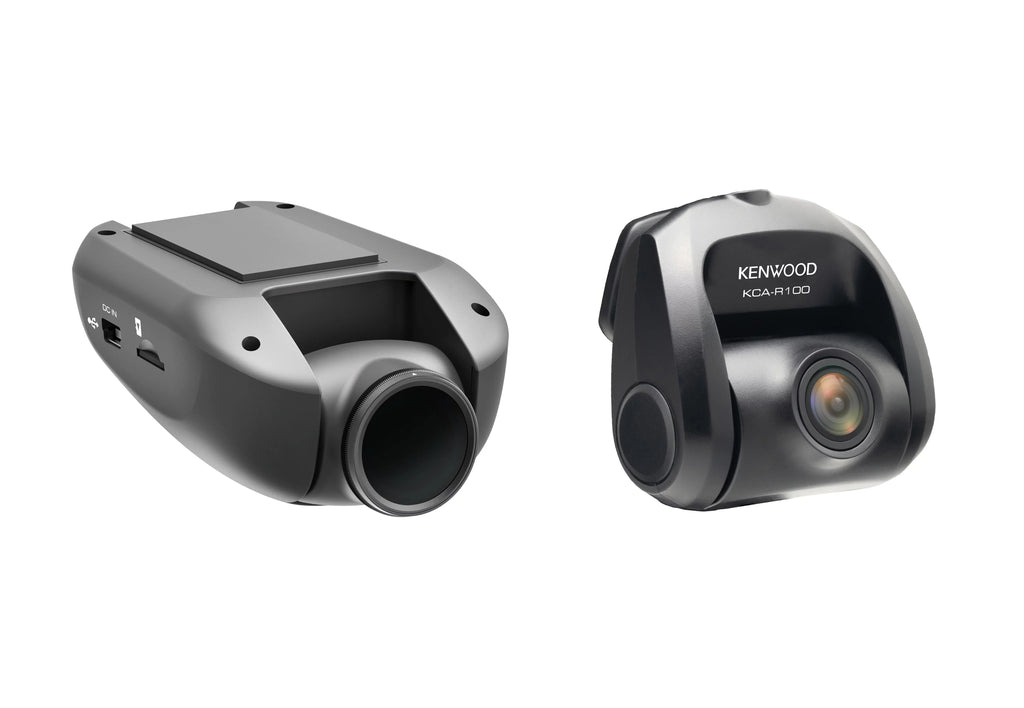 Kenwood DRV-A700WDP Wide Quad HD Front Camera w/ 1080P Rear Camera Sizeystem