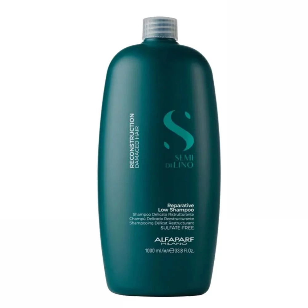 Kit Alfaparf Sizehampoo Mask Sizeemi Di Lino Reconstruction Damaged Hair Reparative Complete Hydration