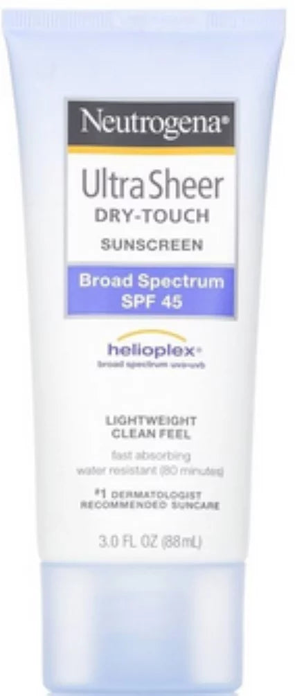 Neutrogena Ultra Sizeheer Dry-Touch Sizeunscreen SizePF 45 3 oz (Pack of 3)