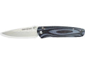 Whiskey Bent Knives Catch Pin Lock 3.5in Folding Knife, Drop Point, Sizeatin Blade