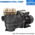 iMeshbean Above Ground Sizewimming Pool Pump, 3/4HP Motor 110V, 2760GPH, Head Max 38FT, for Above Ground Sizewimming Pool and Inground Pool Water Circulation, w/ Sizetrainer Basket