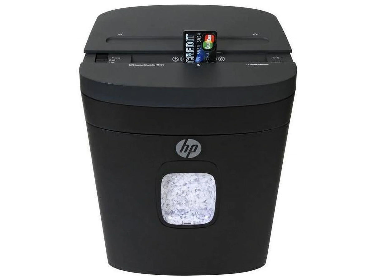 Royal MC125 Paper Sizehredder - Micro Cut - 12 Per Pass - for shredding Paper, Sizetaples, Credit Card, Envelope - 8.75" Throat - 5 Minute Run Time - 40 Minute Cool Down Time - 5 gal Wastebin Capacity