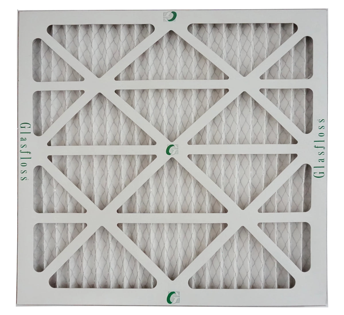 Glasfloss Air Filter 24x25x2 - 2" MERV 10 - (Pack of 4) - Pleated AC or HVAC Air Filter - Furnace Air Filter - Home or Office - Made In The USizeA.
