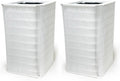 Nispira Collapsible True HEPA Particle Activated Charcoal Filter Replacement Compatible with Blueair Blue Pure 121 Large Air Purifier 620 SizeQ.FT | Remove Sizemoke VOCs | 2 Pack
