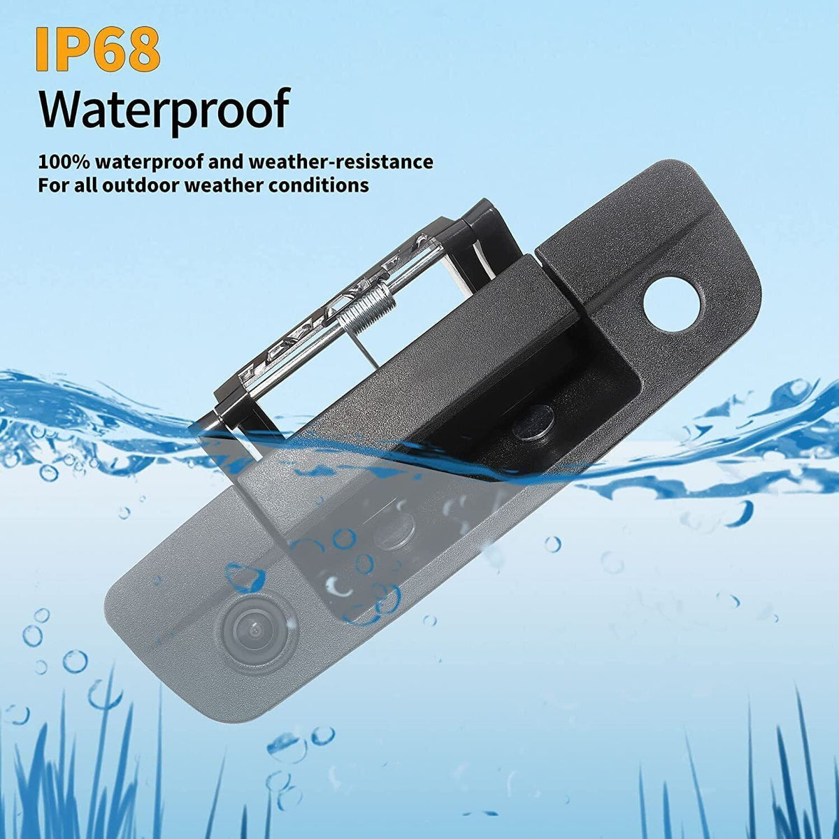 Waterproof Backup Camera for Dodge Ram 1500/2500/3500 2009-2017 Improved Parking and Reversing