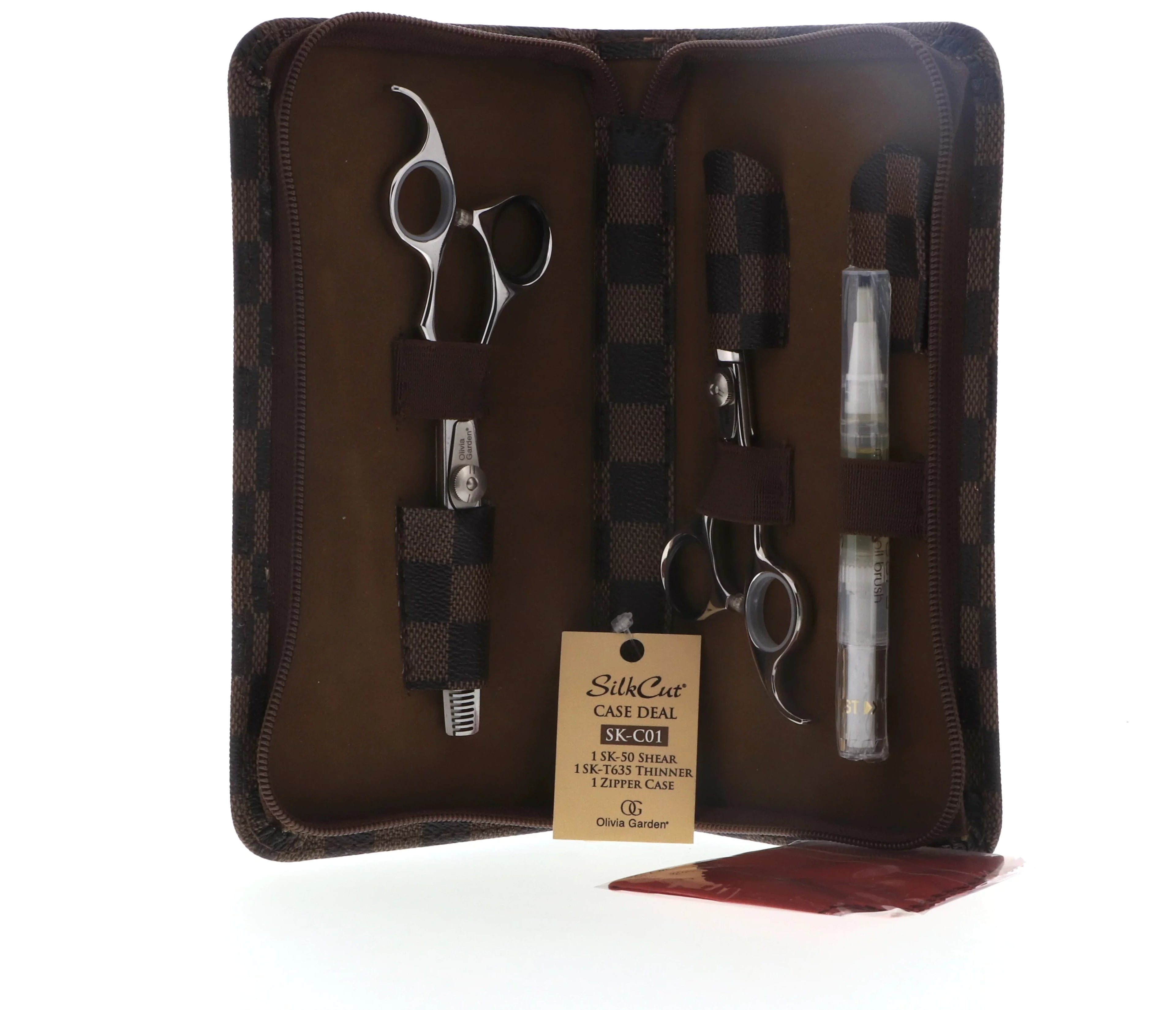 Olivia GardenIntro case deal 5" contains: SizeK-50, SizeK-T635 and zipper case