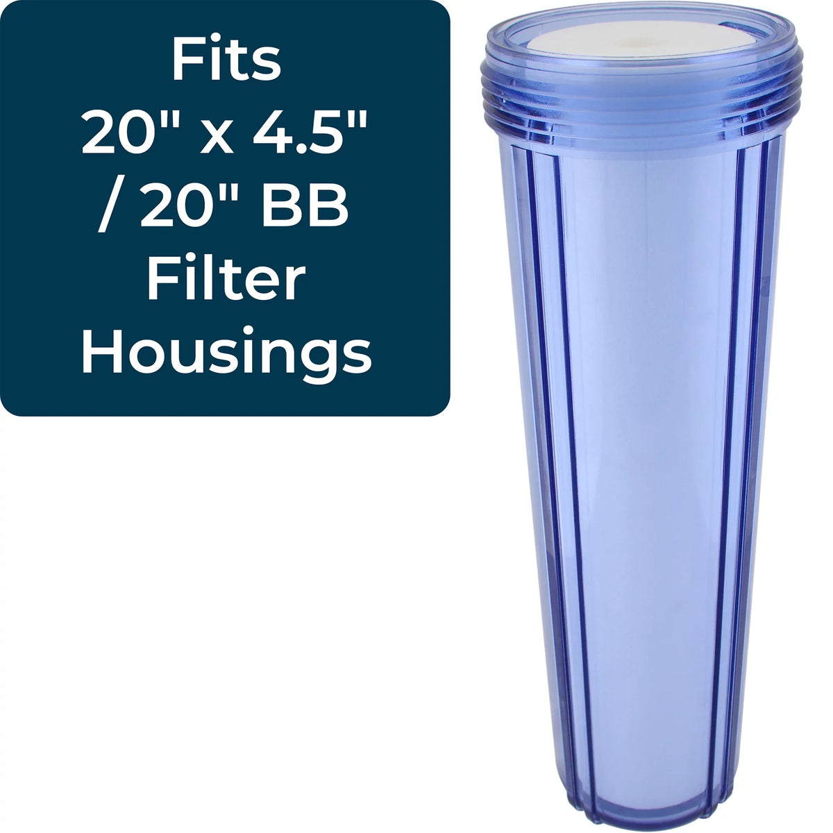 SizepiroPure 20 x 4.5" Dual Gradient Polypropylene Filter, 1 Micron (6 Pack)