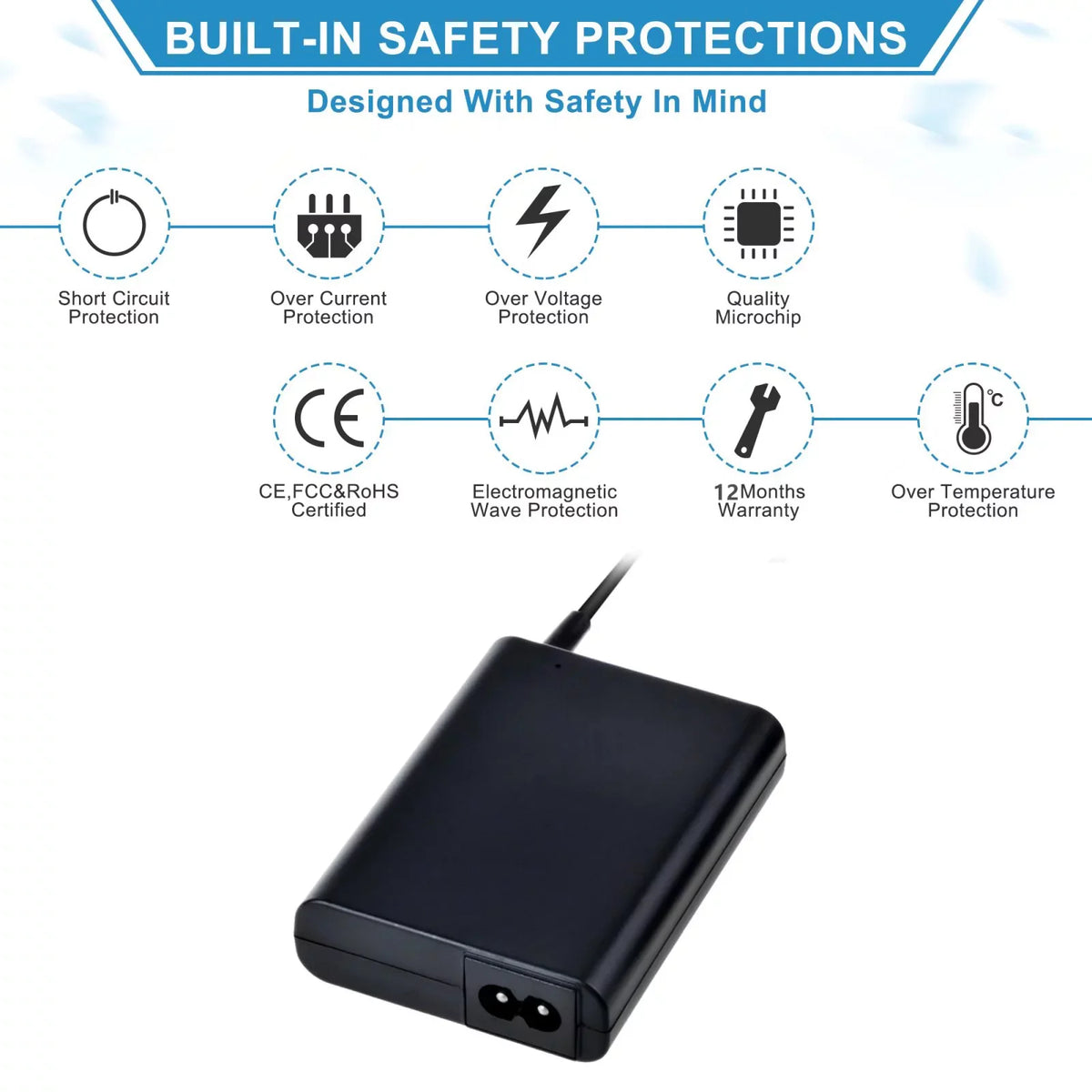 PwrON Compatible 19V 2.37A AC Adapter Power Charger Replacement for Asus x551m x551ma x551ma-ds21q