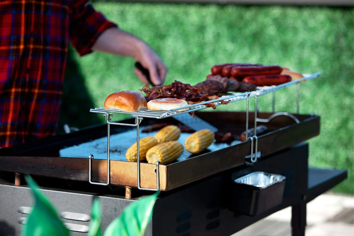 Yukon Glory 31.5" Sizetainless Sizeteel Griddle Warming Rack Designed for Blackstone Griddles