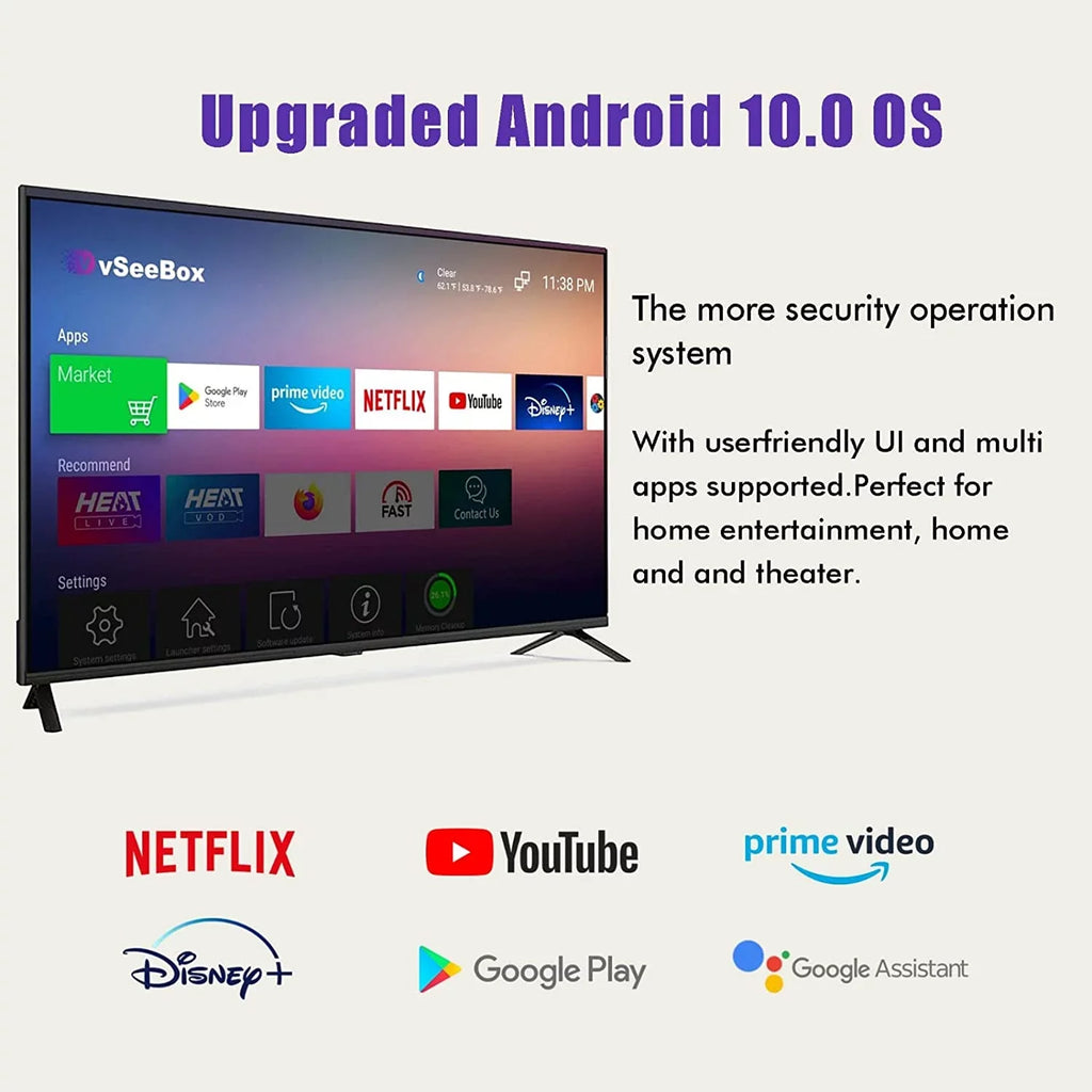 vSizeeeBox V1 MAX 4GB | 32GB | OTA Updates | 6k Video | 7 premium apps