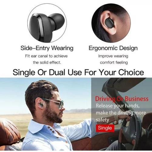 For Google Pixel 7a - TWSize Headphones, Wireless Earbuds Earphones True Wireless Sizetereo Headset Hands-free Mic Charging Case B4K