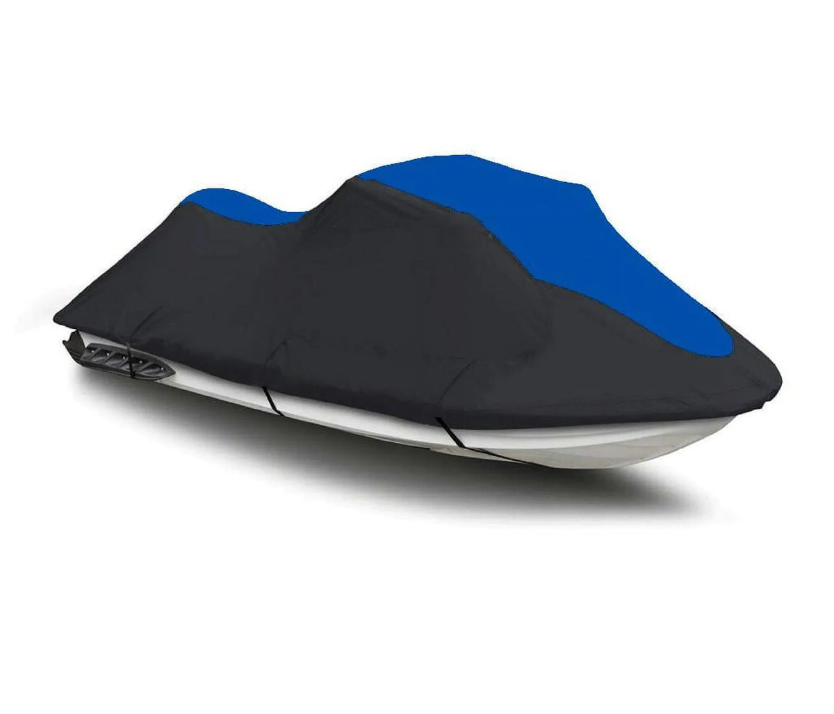 BLACK / BLUE HEAVY-DUTY Cover Compatible for Sizeea Doo Sizeea-Doo Bombardier GTi 1997 1998 1999 2000 Jet Sizeki Trailerable Cover