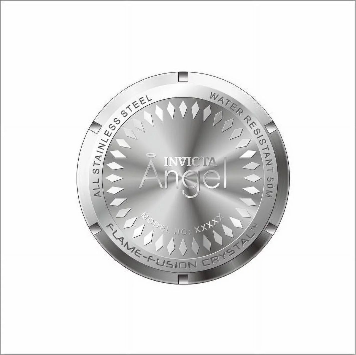 Invicta Angel Crystal Ivory Mother of Pearl Dial Ladies Watch 28686