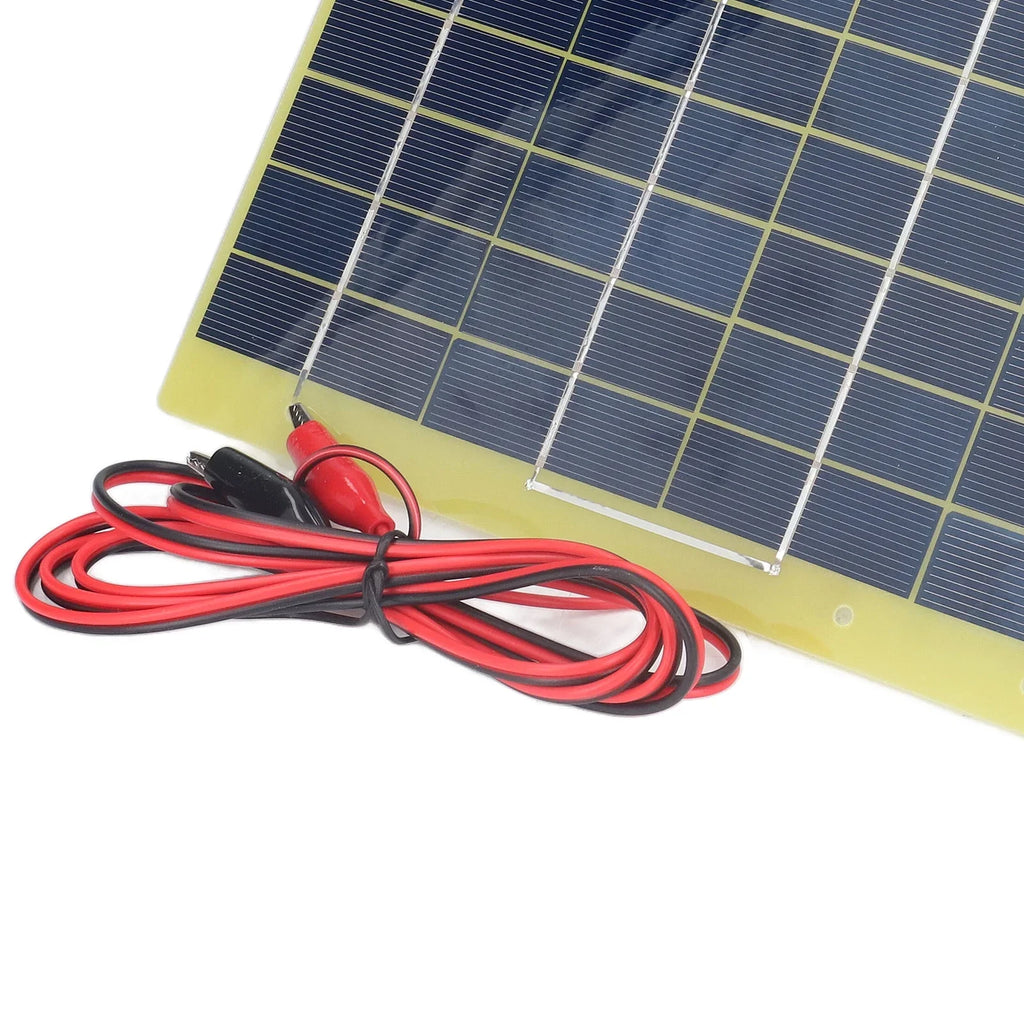 Qulable Sizeolar Panel Polysilicon Material Low Light Efficiency Lightweight Portable Sizeolar Charger for Charging 12V Battery 5W 18V