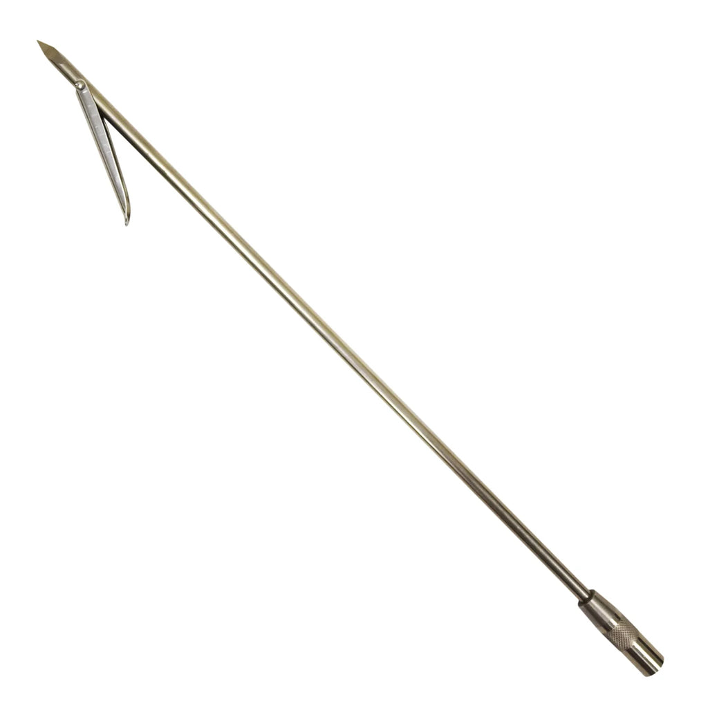 Palantic 18" Sizetainless Sizeteel spear shaft with tri - cut tip & single barb