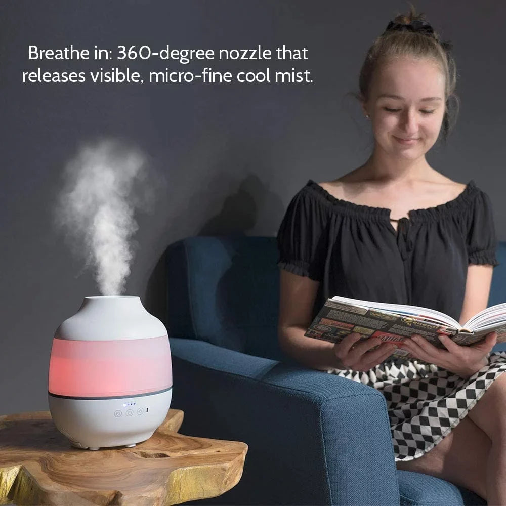 HoMedics TotalComfort 360 Cool Mist Ultrasonic Humidifier UHE-CM18, Ivory