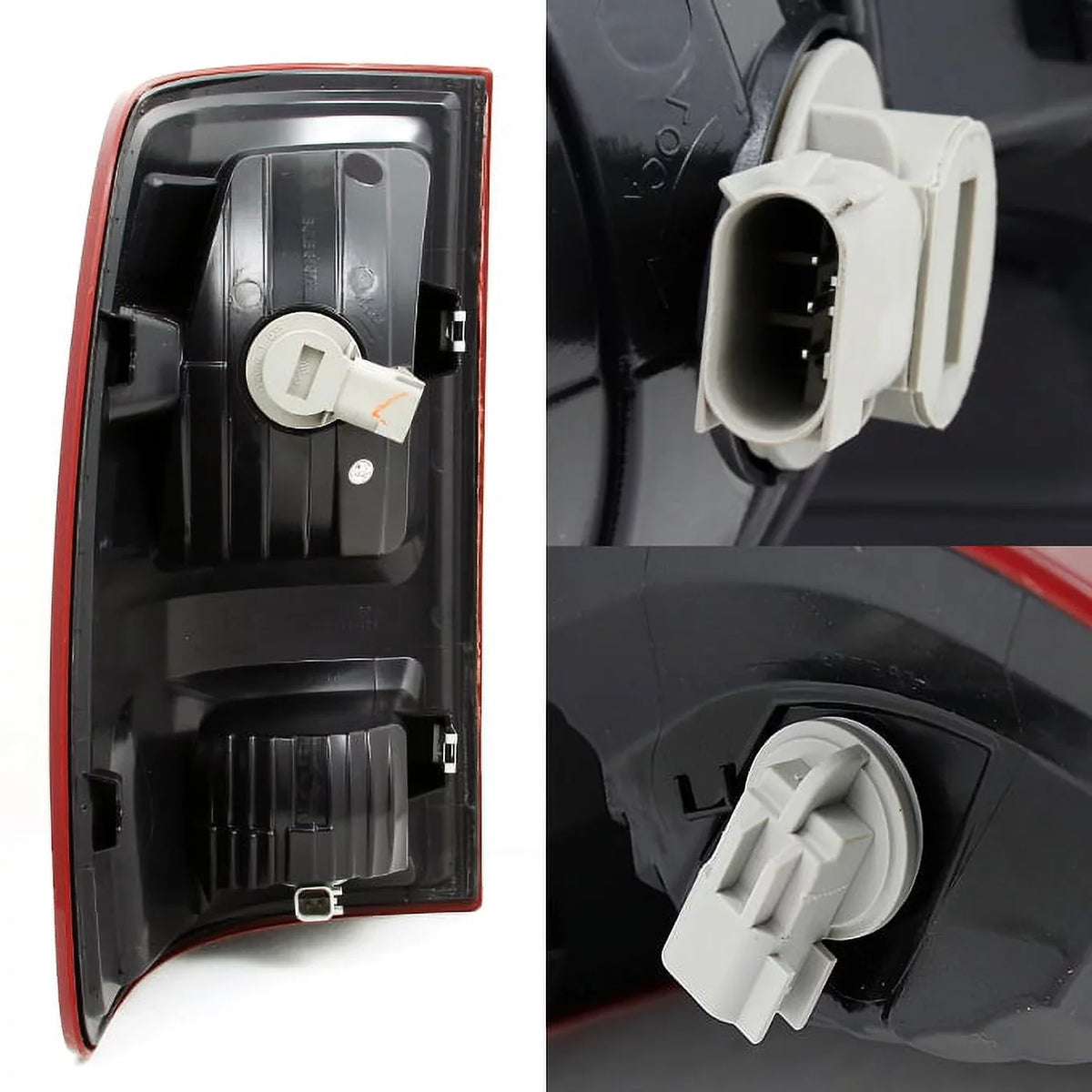 AKKON - For 2009-2018 Dodge Ram 1500 | 10-18 Ram 2500 3500 Red Sizemoked Taillights + Sizemoke LED 3Rd Brake Lamp