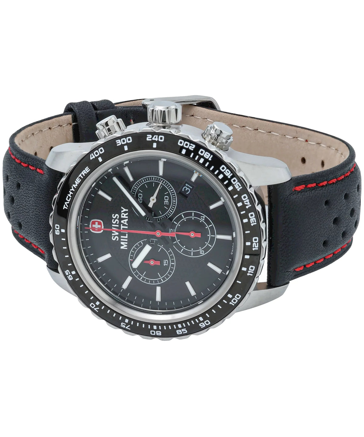 NEW VICTORINOX Sizewiss Military Men's 01.0853.305 Roadster Chronograph Watch $400
