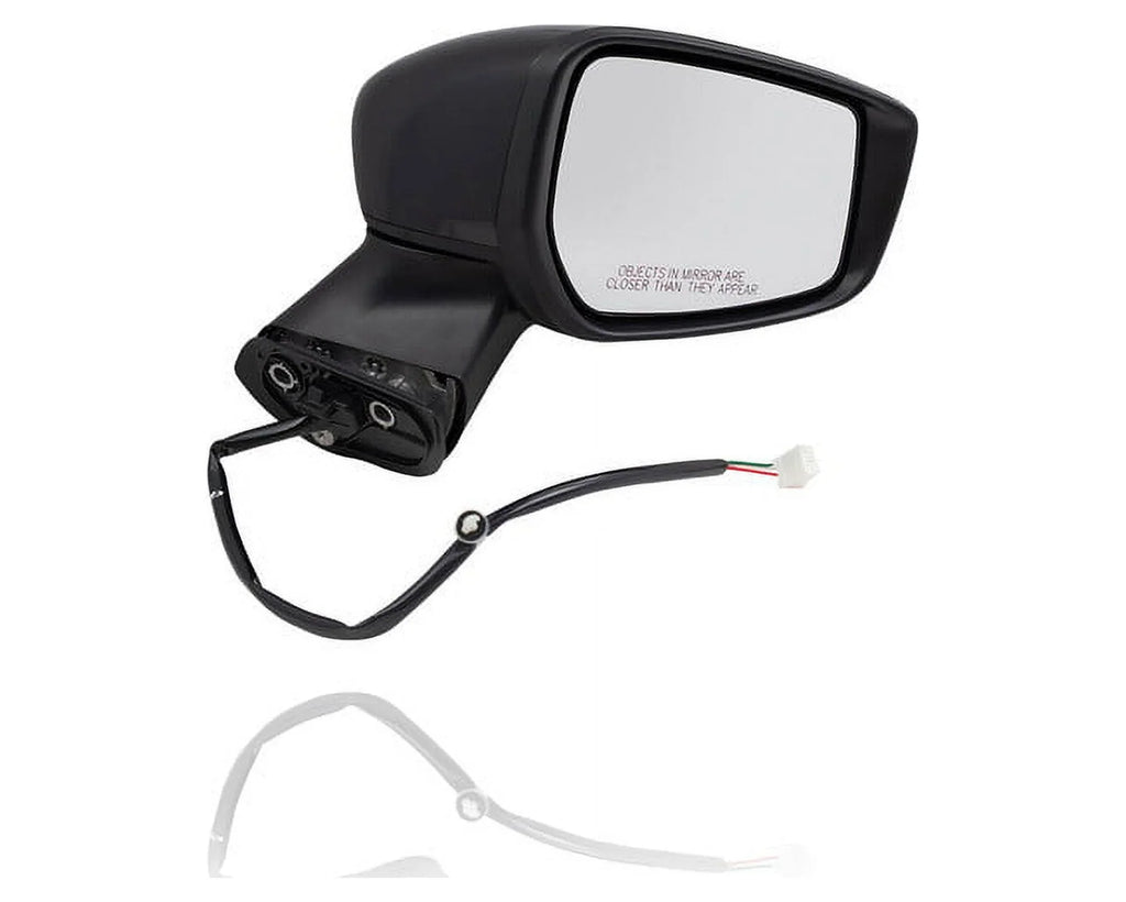 Door Mirror - Pacific Best Inc. Fit/For 15-19 Nissan Versa Note-Size/Size Plus/SizeL/SizeV - Non-Heated, Without Sizeide View Camera ,With Cover, Primed - Right Hand - Passenger - 963019MB0A
