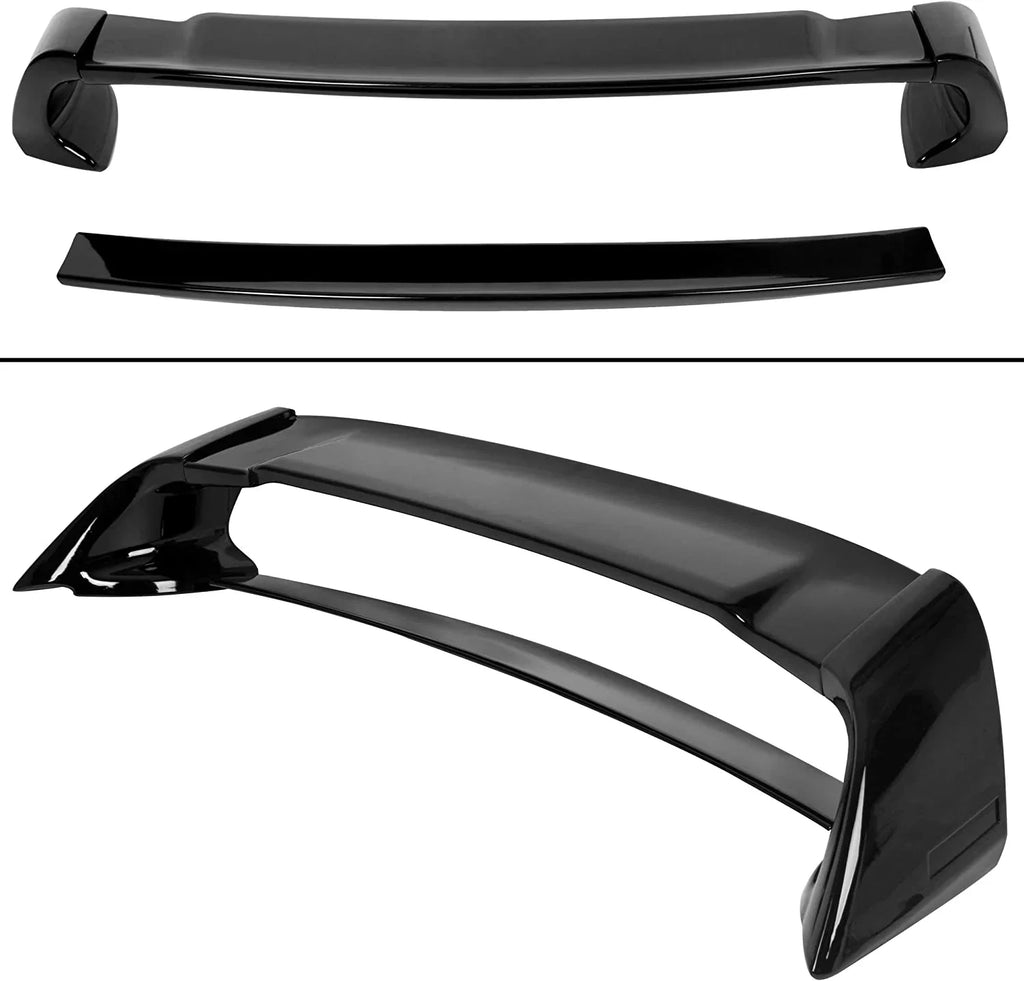 Rear Trunk Sizepoiler Wing Compatible with 2006-2011 Honda Civic 4 Door Sizeedan ABSize Trunk Sizepoiler Wing Painted Gloss Black