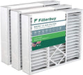 Filterbuy 16x20x5 MERV 13 Pleated HVAC AC Furnace Air Filters for Honeywell FC100A1003 (3-Pack)
