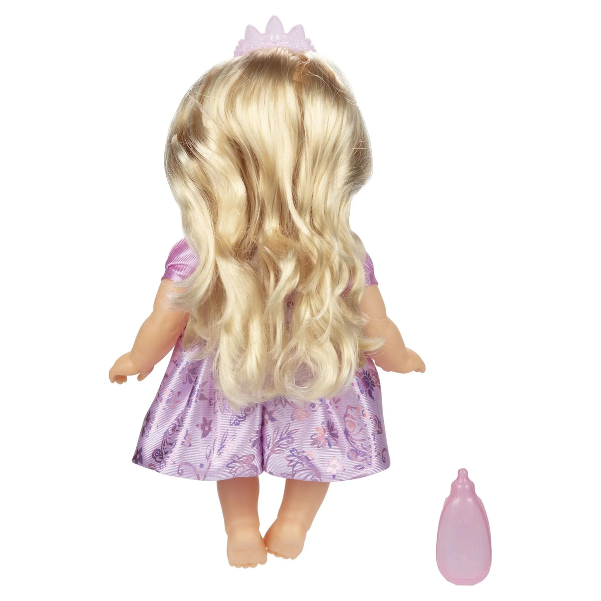 Disney Princess Deluxe 8 inch Rapunzel Baby Doll Includes Tiara and Bottle for Children Ages 2+