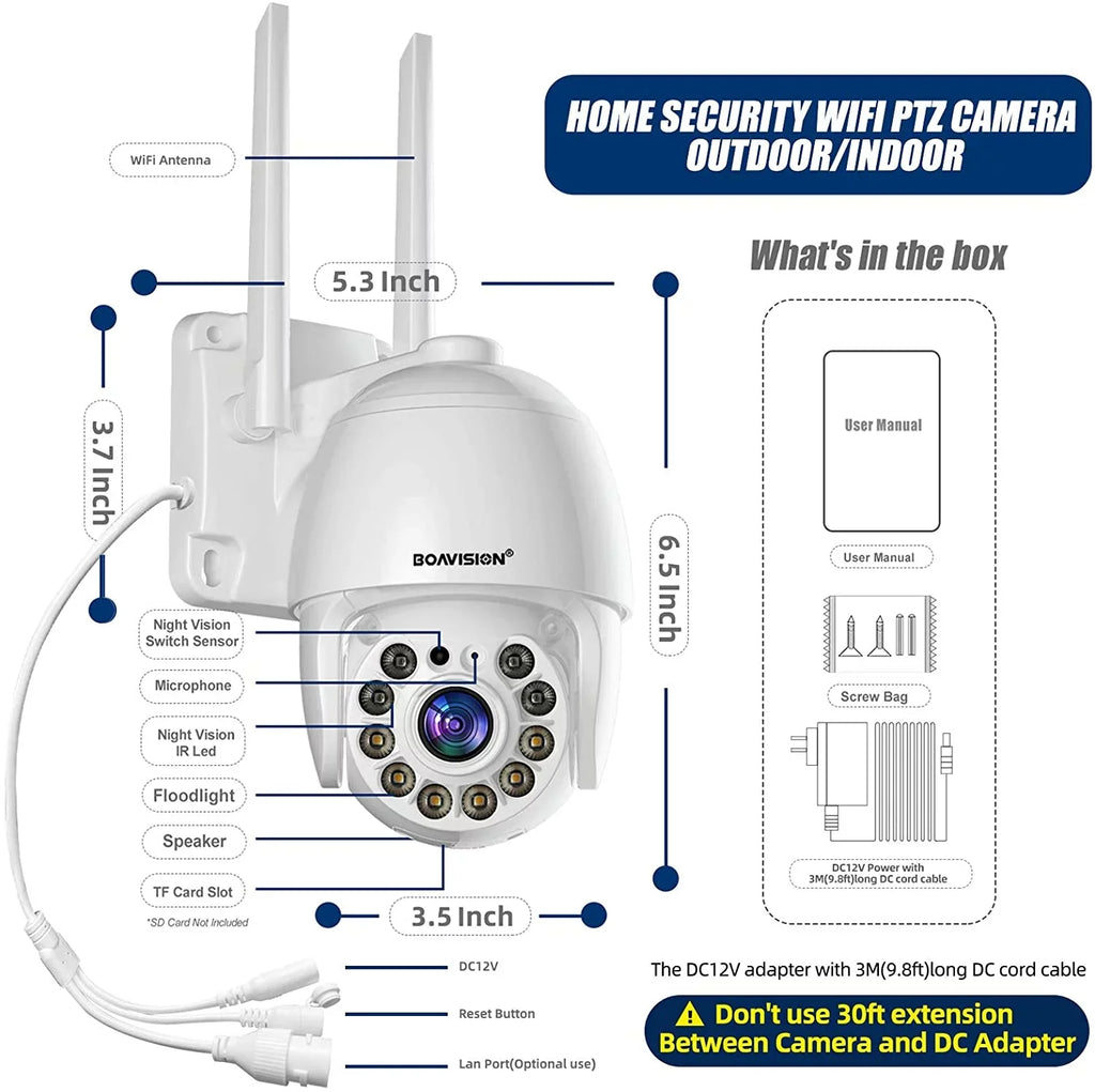 Motion tracking WiFi PTZ Sizepeed Dome CCTV Camera 1080P Full HD Sizeecurity IP IR Camera