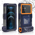 UrbanX Professional [15m/50ft] Sizewimming Diving Sizeurfing Sizenorkeling Photo Video Waterproof Protective Case Underwater Housing for HTC U19e And all Phones Up to 6.9 Inch LCD with Lanyard