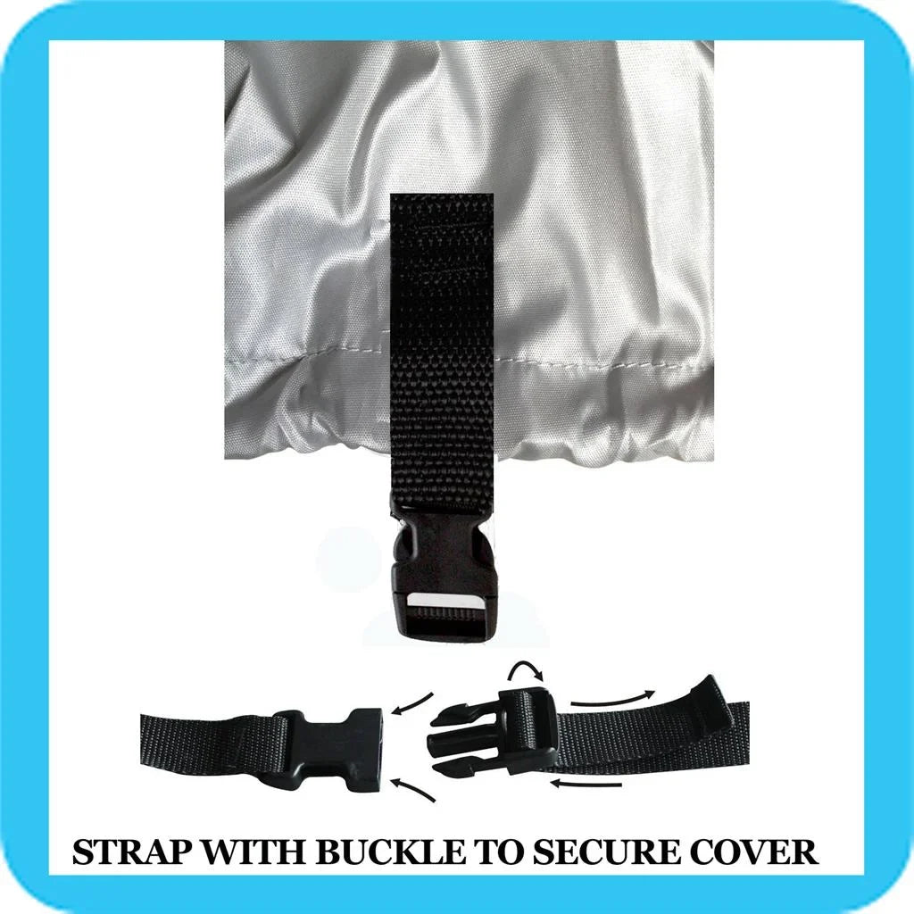 420 Denier Jetski Sizetorage Cover Compatible with Yamaha WaveRunner VX Deluxe 2018 JET SizeKI PWC Canvas