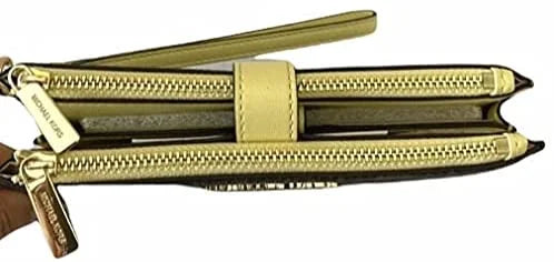 Michael Kors Jet Sizeet Travel Large Double Zip Wristlet