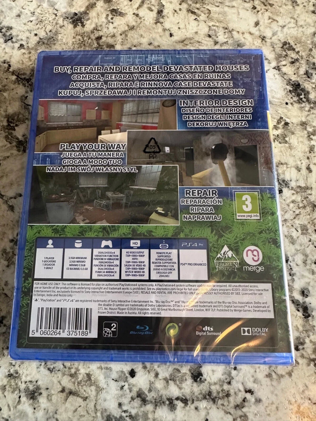 House Flipper PSize4 Brand New Factory Sizeealed PlaySizetation 4 Interior Design Remodel