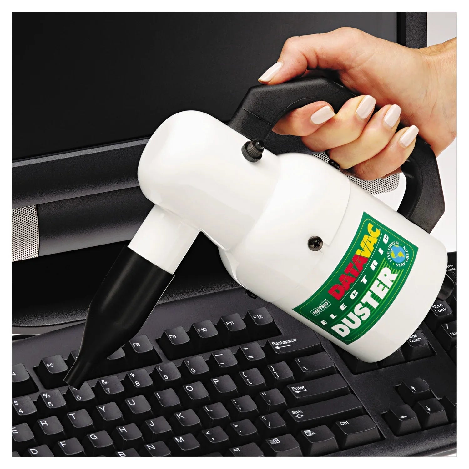 DataVac Electric Duster Cleaner, Replaces Canned Air, Powerful and Easy to Blow Dust Off -MEVED500