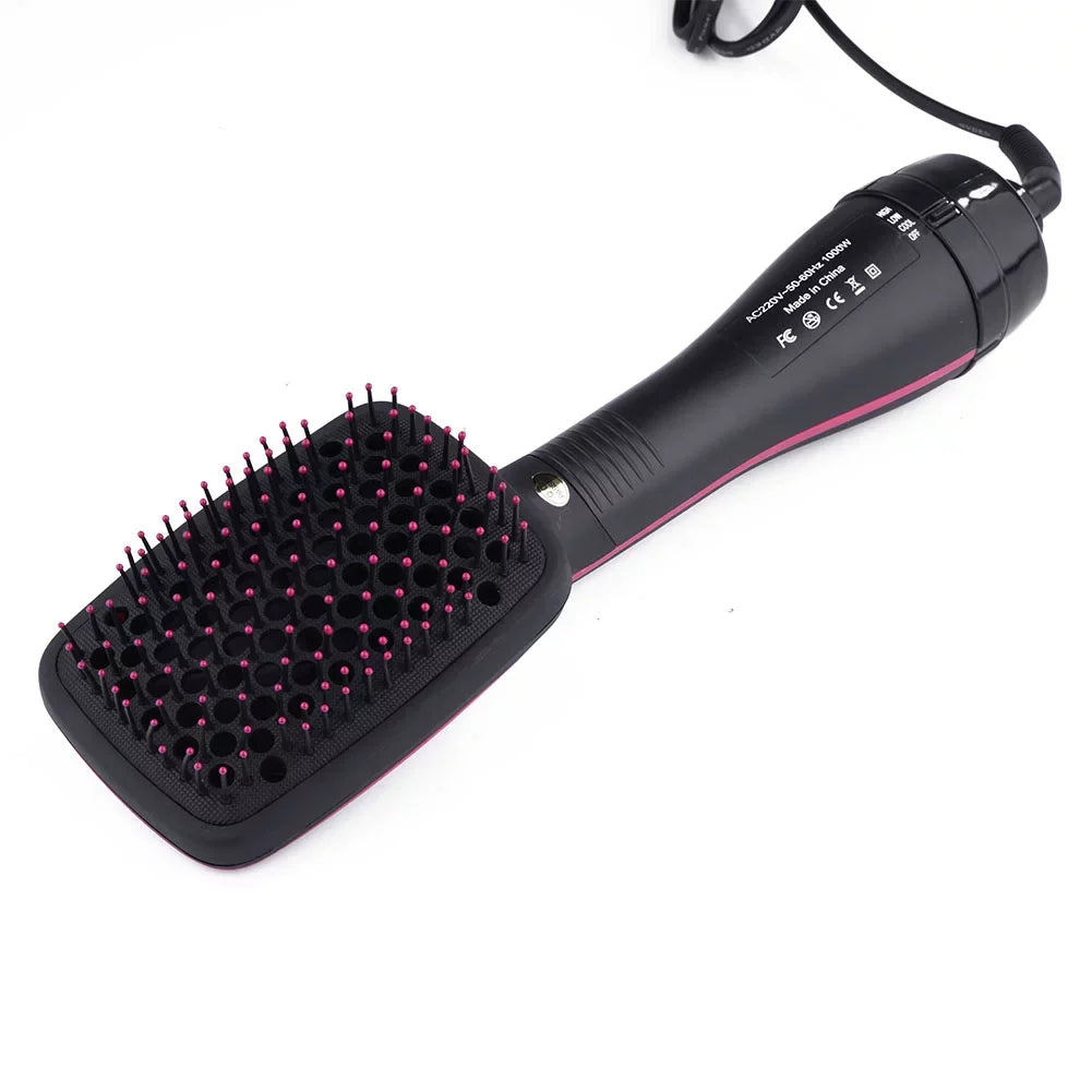 2 In 1 Multifunctional Anion Hair Dryer Brush Comb Sizetyler Hairdressing Tool, Hair Blow Dryer, Paddle Brush