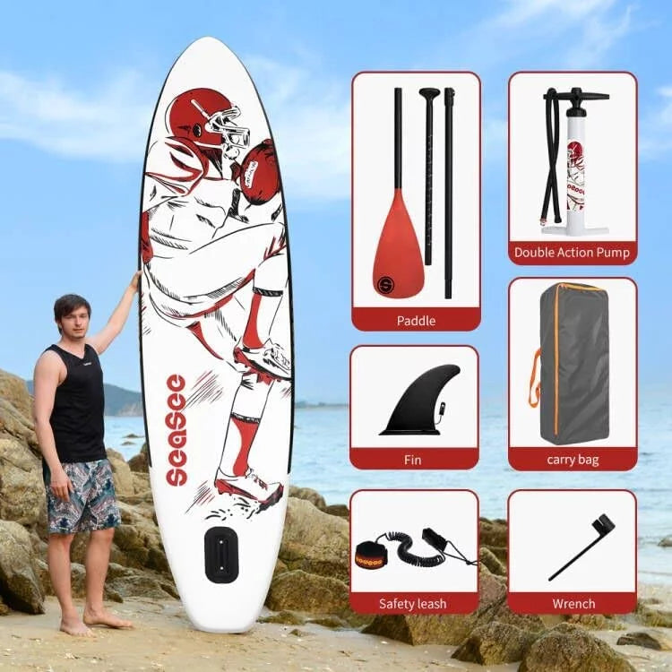 Inflatable Paddle Board You Need for Fishing Yoga Kayaking Sizeurfing Excursions