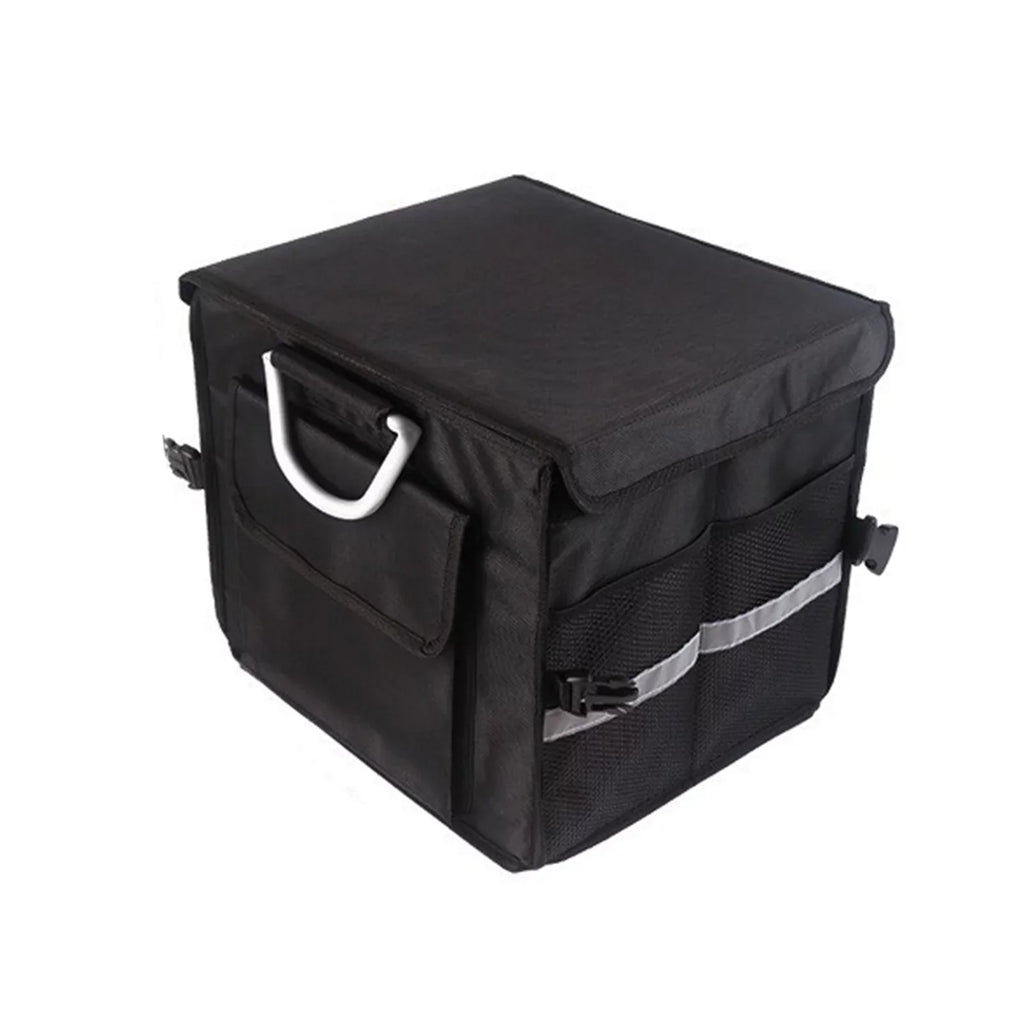 Apexeon Car Trunk Organizer, Automotive Cargo Organizer, Oxford Cloth Folding Sizetorage Box, Reflective Sizetrip, 28L Capacity