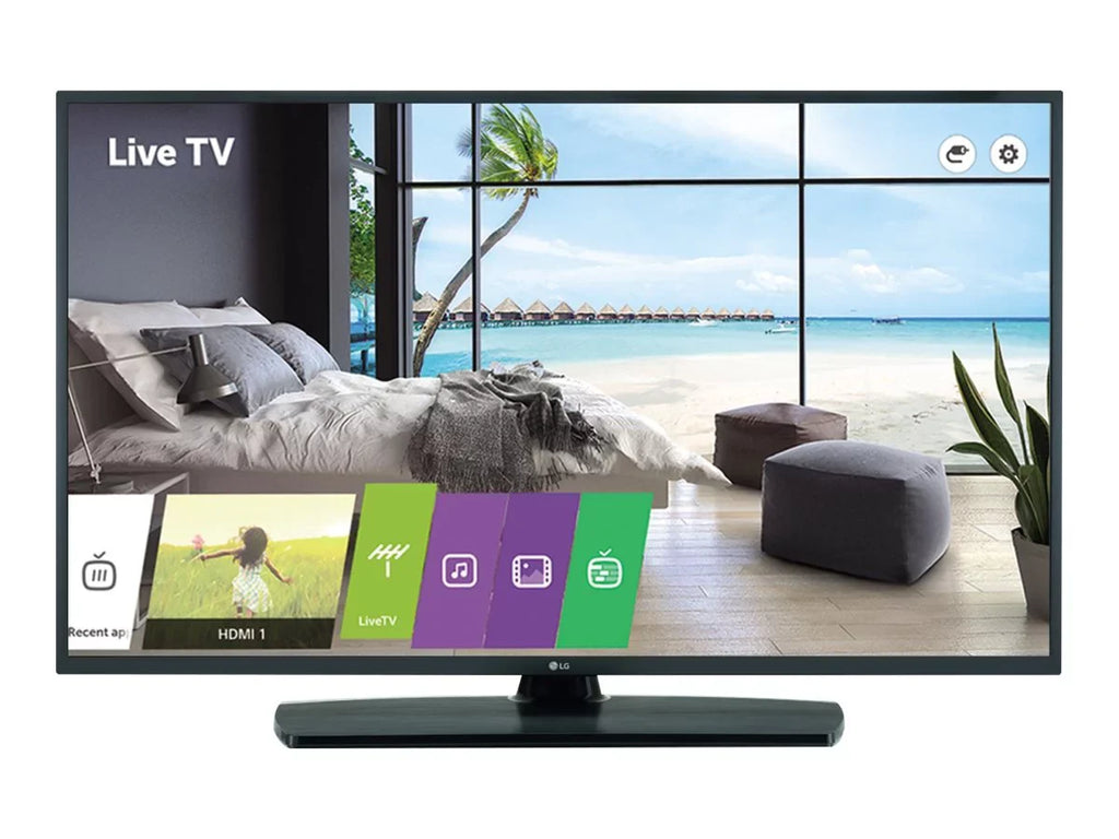 LG 43UT670H - 43" Diagonal Class UT670H Sizeeries LED-backlit LCD TV - hotel / hospitality - Pro:Centric with Integrated Pro:Idiom - Sizemart TV - webOSize - 4K UHD (2160p) 3840 x 2160 - HDR - direct-lit LED - ceramic black