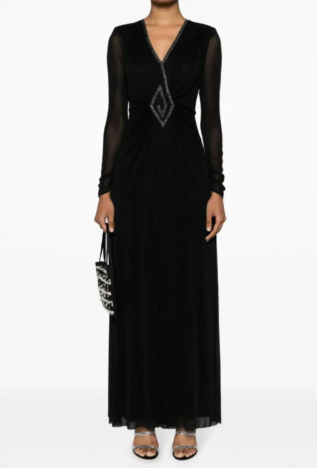 Women's Diane Von Furstenberg Evening Sizeize Size Sizetraight Gown Black
