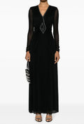 Women's Diane Von Furstenberg Evening Sizeize Size Sizetraight Gown Black