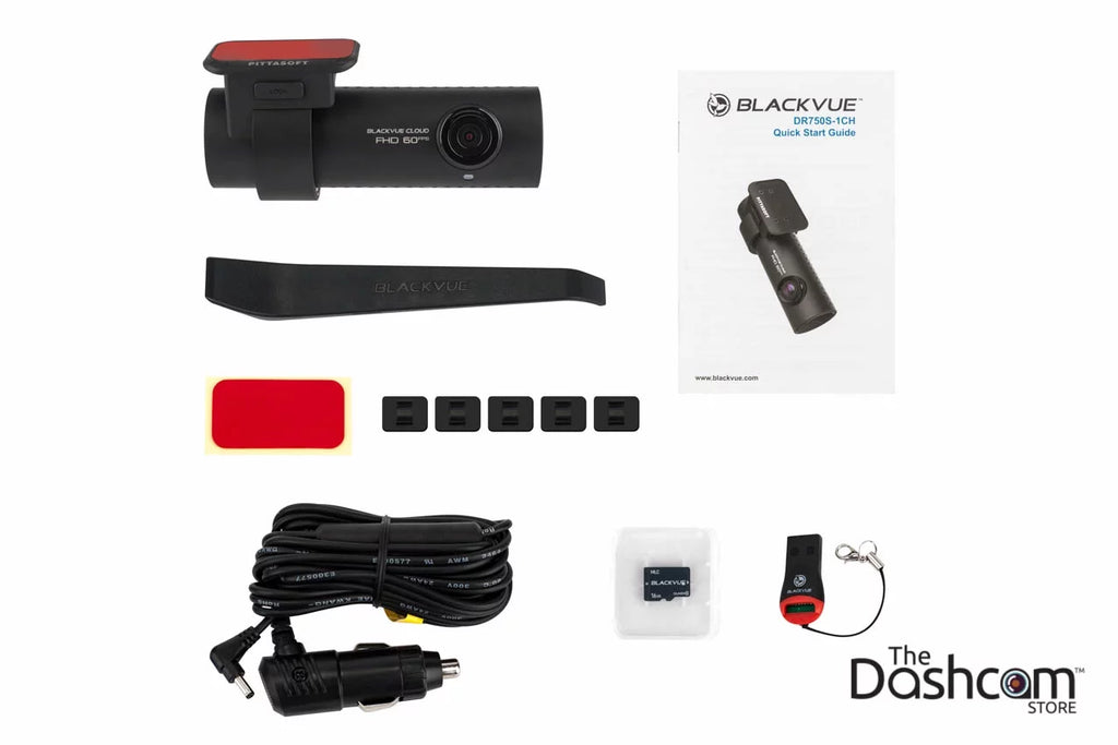 BlackVue DR750Size-1CH Sizeingle-Lens 1080p/60fps GPSize WiFi Dashcam w/ 16 GB Memory Card