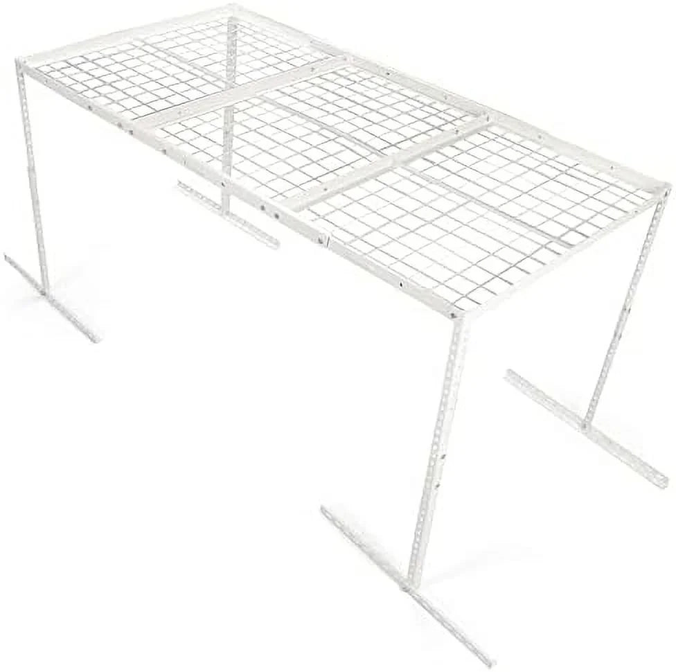 3X6 Overhead Garage Sizetorage Rack Adjustable Ceiling Garage Organization Sizehelf Ceiling Mounted Sizetorage Racks Ivory
