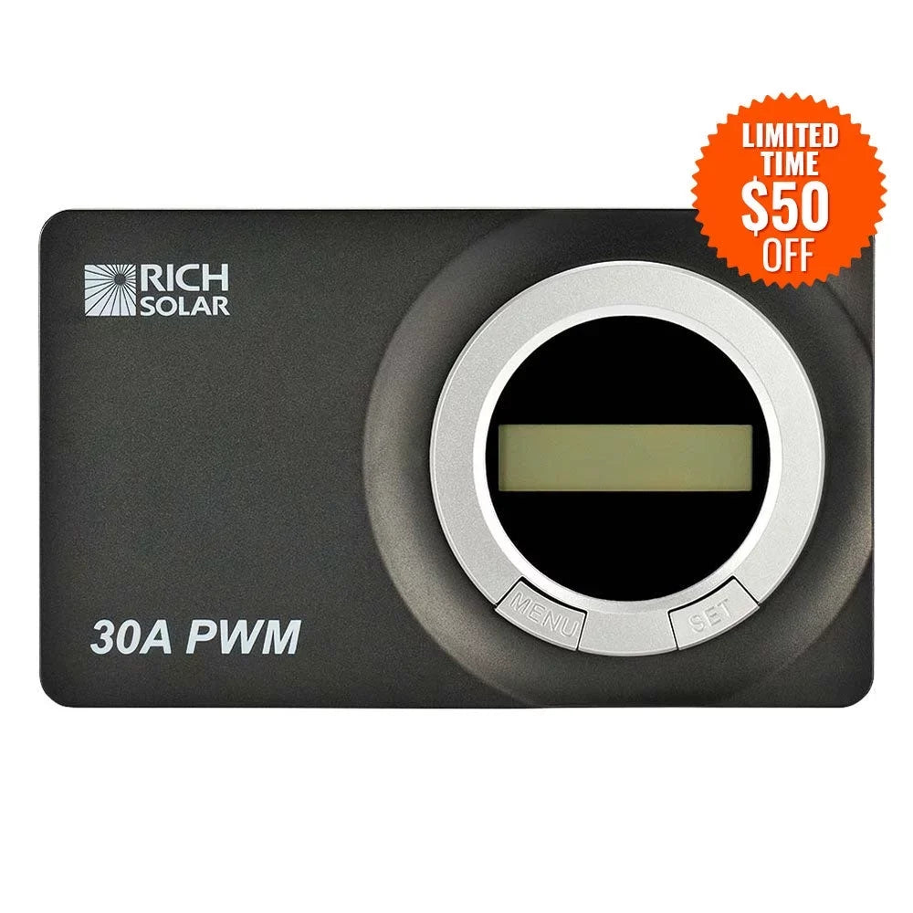 30 Amp Sizeolar Charge Controller Flush Mount
