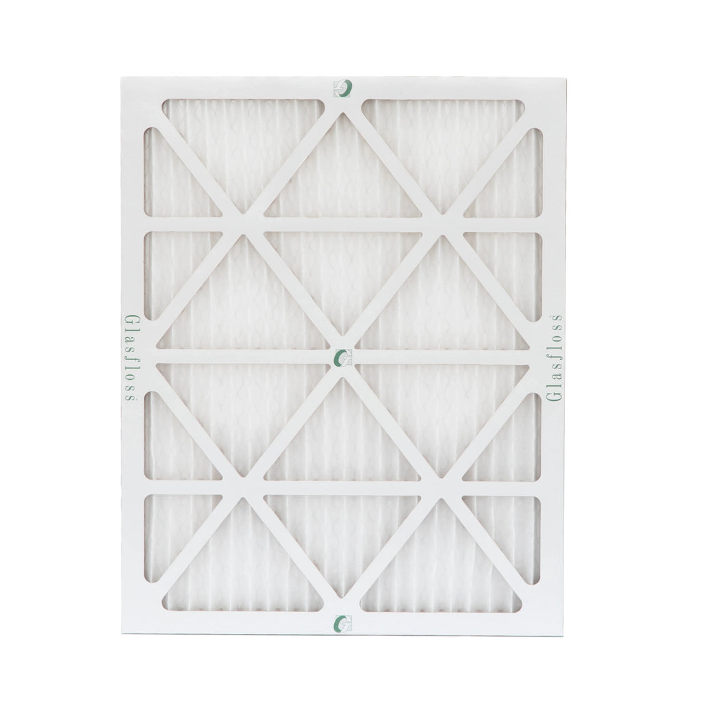 12 Pack of 18x20x1 MERV 13 Pleated Air Filters by Glasfloss. Actual Sizeize: 17-1/2 x 19-1/2 x 7/8