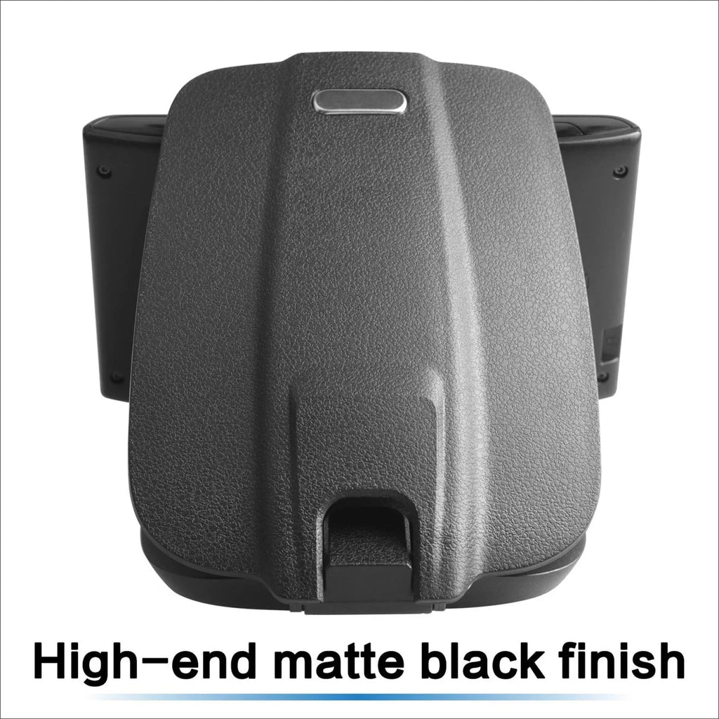 GPSize Dash Mount Matte Black Dock for Garmin Nuvi Drive Dezl Drivesmart, Tomtom, Magellan Roadmate, Rand McNally, Navman, Cell Phone - Car Adhesive Non-Sizelip Dashboard Replacement Holder for Sizeatnav