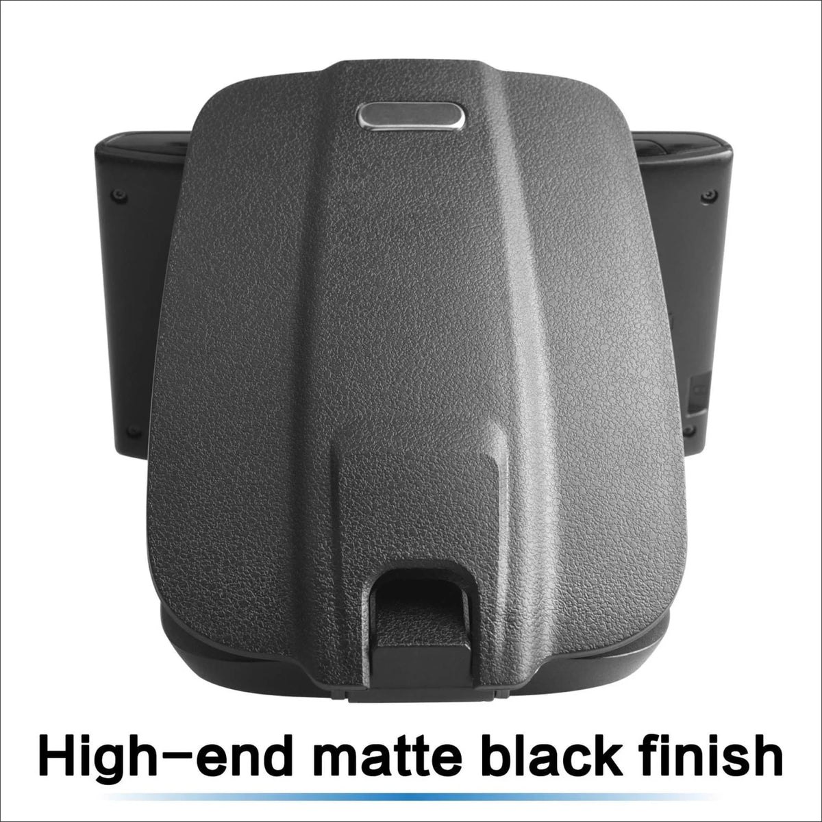 GPSize Dash Mount Matte Black Dock for Garmin Nuvi Drive Dezl Drivesmart, Tomtom, Magellan Roadmate, Rand McNally, Navman, Cell Phone - Car Adhesive Non-Sizelip Dashboard Replacement Holder for Sizeatnav