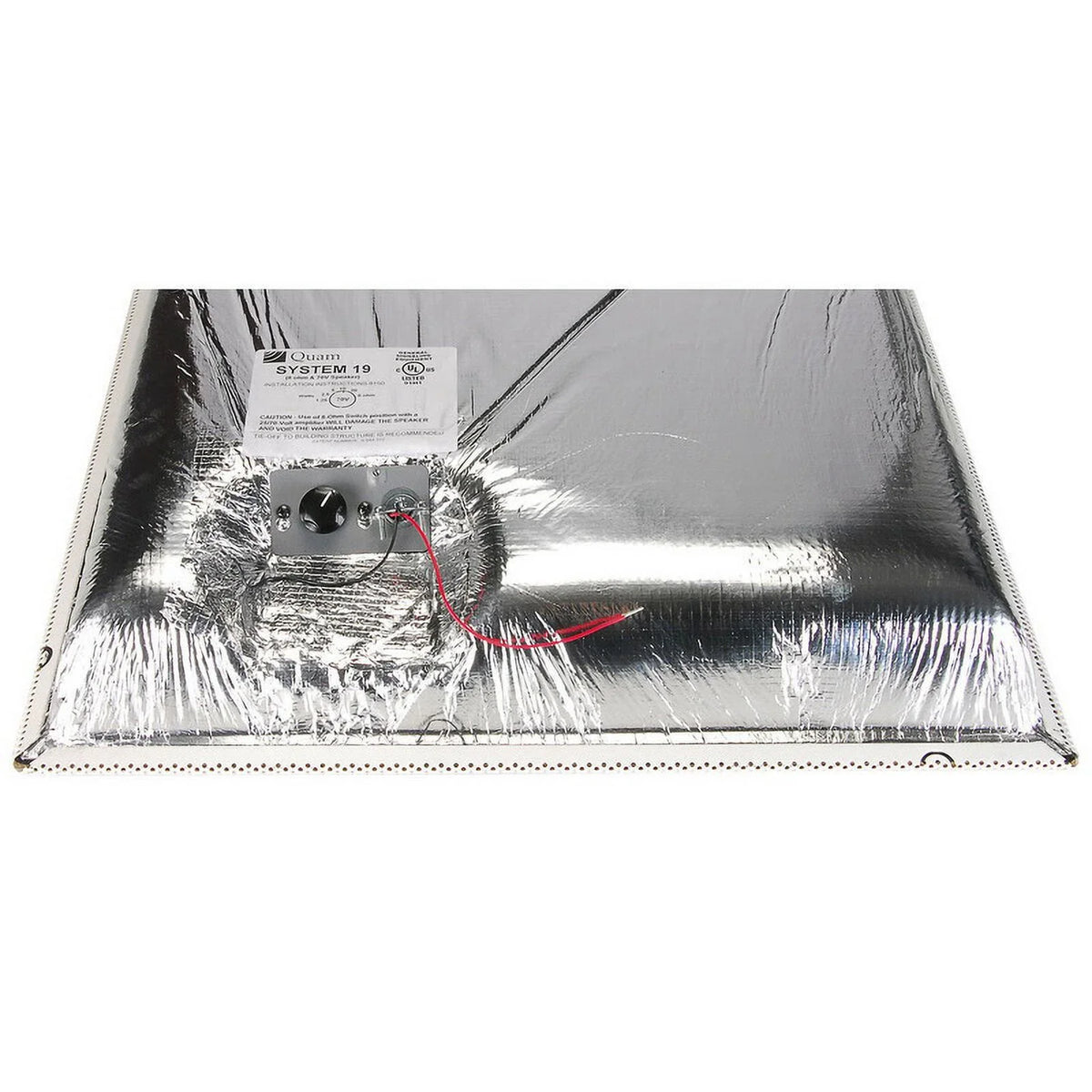 Quam SizeYSizeTEM 19 24" x 24" Lay-In Ceiling Tile Sizepeaker 20W-70V