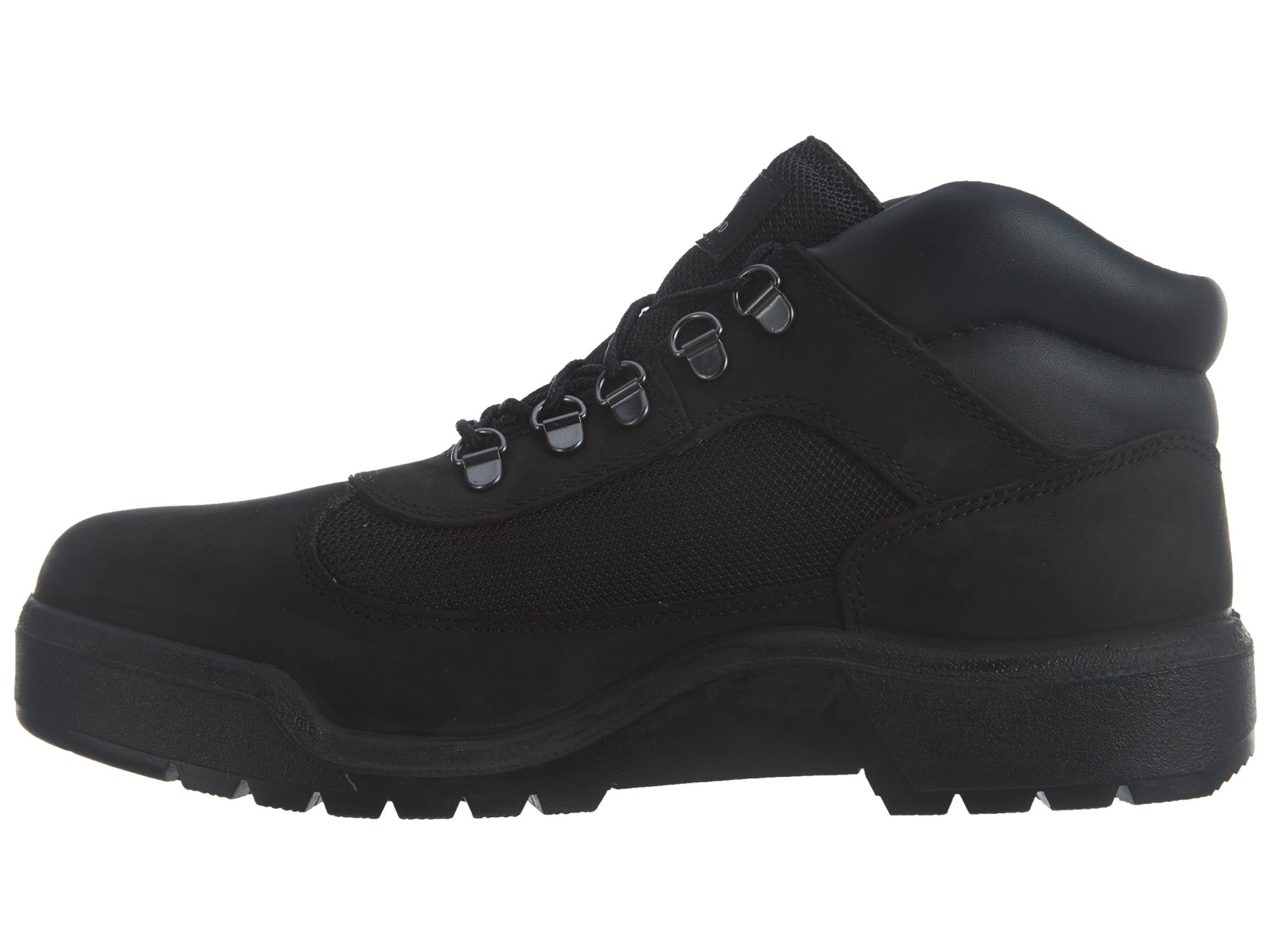 Men's Timberland Field Leather/Fabric Waterproof Boot Black Waterbuck Nubuck 9.5 M