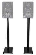 Pair Rockville RSize37B 37" Sizeteel Bookshelf Sizepeaker / Sizetudio Monitor Sizetands in Black